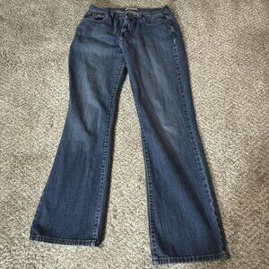 Levis 515 Boot Cut Jeans Womens 8 Medium Blue Stretch Denim Mid Rise Casual